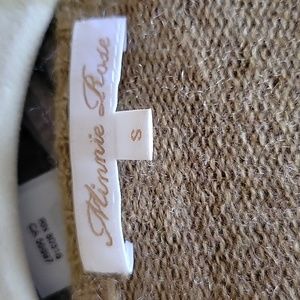 Minnie Rose Beige Cachemire Cardigan
